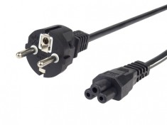Cablu alimentare notebook Schuko la IEC C5 drept 2m, KPSPU