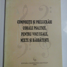 COMPOZITII SI PRELUCRARI CORALE PSALTICE, PENTRU VOCI EGALE, MIXTE SI BARBATESTI - PR. MARIN VELEA