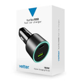 Incarcator Auto Vetter Turbo Fast Car Charger 100W