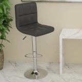 Cumpara ieftin Scaun de bar, negru, piele ecologică