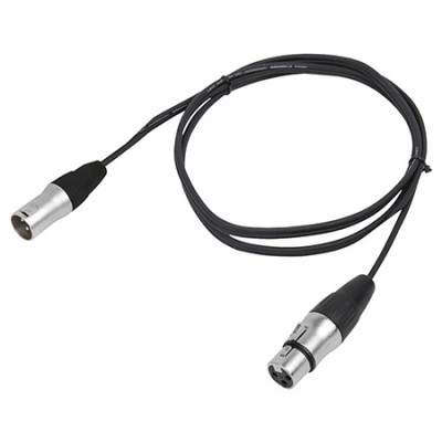 Cablu audio microfon XLR tata - XLR mama 5m BST foto