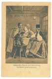 5029 - SLIMNIC, Sibiu, ETHNIC family, Romania - old postcard - used - 1925