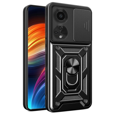 Husa pentru Oppo A98 5G, Techsuit CamShield Series, Black foto