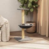 VidaXL Ansamblu de pisici, st&acirc;lp din funie sisal, gri deschis, 74 cm