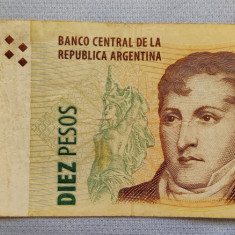 Argentina - 10 Pesos ND (1998)