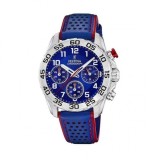 Festina Junior Collection F20458/2 Ceas Băieți Cronograf Quartz Cadran Albastru Curea Piele 36,5mm