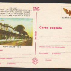 CPIB 21757 - CARTE POSTALA - GARA GALATI 1910