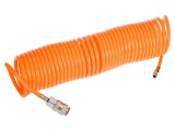 Furtun pneumatic flexibil spiralat NEO TOOLS cu cuplă rapidă 14-804-1