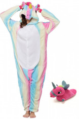 PJM122-1222 Set pijama kigurumi + papuci de casa foto