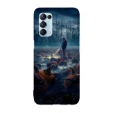 Husa compatibila cu Oppo A55, Viceversa, model Jim Hoppe Stranger things, Silicon, TPU, Transparent, Carcasa