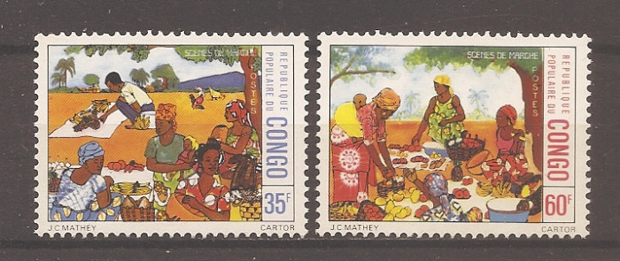 Congo 1976 - Scene de piata, MNH