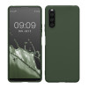 Husa kwmobile pentru Sony Xperia 10 IV, Silicon, Verde, 57800.118, Carcasa