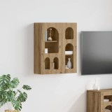 vidaXL Dulap suspendat cu raft Stejar Artizanal 59 x 20 x 71.5 cm 891363