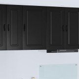 vidaXL Dulap de bucătărie Kalmar Negru 50 x 31 x 80 cm Lemn compozit 884685