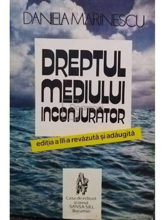 Daniela Marinescu - Dreptul mediului inconjurator (Editia: 1996)