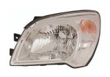 Far Kia Sportage, 06.2010, pt model Slovacia, montare fata, stanga, H4+PY21W+W5W; electric; transparent cu insertie alba; fara motor; halogen, Depo,