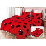 Cumpara ieftin Lenjerie Cocolino 4 Piese Pentru Pat Dublu cu Elastic - XIA236