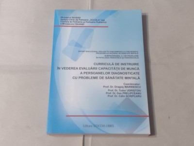 CURRICULA DE INSTRUIRE IN VEDEREA EVALUARII CAPACITATII DE MUNCA A PERSOANELOR.. foto