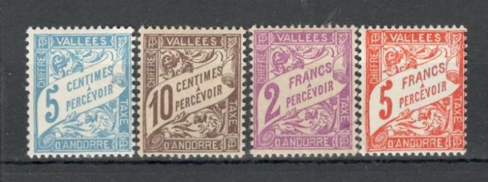 Andorra.1937/41 Porto-Cifra MA.147