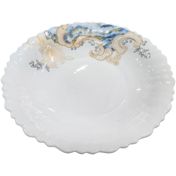 Set 6 Farfurii Adanci Opal Alb Model 21cm 104-13 CNN48725