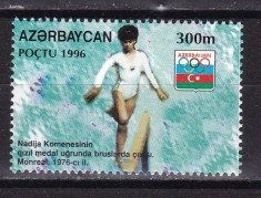 Azerbaijan 1996 sport gimnastica NADIA MI 294 MNH w55 foto