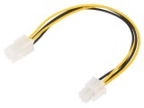 Cablu de Alimentare ATX P4 0,23m, Akyga