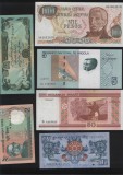 Set 51 bancnote din 51 tari majoritatea unc, Asia