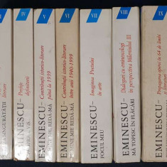 Corpus Eminescu, vol. 1, 2, 3, 4, 5, 6, 7, 8. 9, 10 (10 vol.)