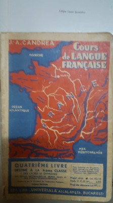 Candrea, Cours de Langue Francaise, Curs de Limba Franceza București 1935 027 foto