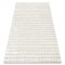 Covor BUBBLE albe 11 IMITARE BLANĂ DE IEPURE 3D structural, 120x170 cm