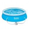 Piscina cu inel gonflabil Bestway 57270, dimensiune 3.05x0.76 m, strat Triplex PVC, pompa filtare inclusa