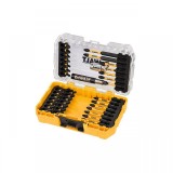Set 37 accesorii insurubare de impact, cu suport magnetic si dispozitiv magnetic de fixat suruburi, tip Dewalt DT70731T-QZ FLEXTORQ