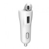 Incarcator Auto 1xUSB 18W si Casca Bluetooth, XO-CB1, Alb Blister