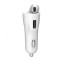 Incarcator Auto 1xUSB 18W si Casca Bluetooth, XO-CB1, Alb Blister