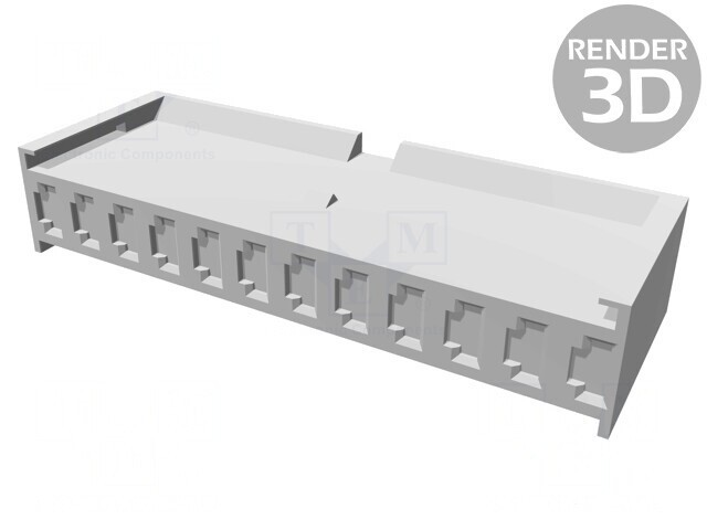 Mufă Cablaj Mamă 12 Pini 3,96mm