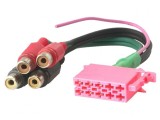 Mufă ISO RCA x4 PIN 10