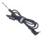 Cablu DC 4.0/1.35 mufa in unghi 0.5mm2 negru 1.2m AKYGA AK-SC-32