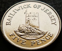 Moneda 5 PENCE - JERSEY, anul 2016 * cod 2253