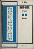 Masini-unelte. Bazele teoretice ale proiectarii. Automatica - E. Botez
