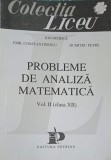 PROBLEME DE ANALIZA MATEMATICA VOL.2 (CLASA XII)-ION PETRICA, EMIL CONSTANTINESCU, DUMITRU PETRE-249338