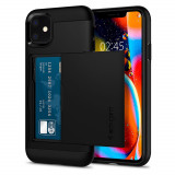 Husa Spigen Slim Armor CS pentru Apple iPhone 11 Negru, Carcasa