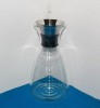 Carafă băuturi sau decantor vin, dop antipicurare, sticlă borosilicată, 1 litru - design Eva Solo Danemarca