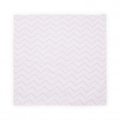 Lorelli - Scutec pled din muselina 80x80 cm Pink Lines