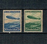 Deutsches Reich 1936 - Dirijabile Hindenburg, serie neuzata
