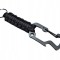 Breloc tip carabina, multifunctional, 15 cm, aliaj de zinc, negru