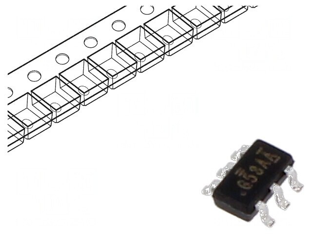 Comutator analogic SPST-NC IC: 1 TSOP6 4,5-20V 7-36V