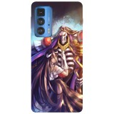 Husa compatibila cu Motorola G100 model Ainz Ooal Gown and Albedo Overlord, Silicon, TPU, Viceversa, Transparent, Carcasa