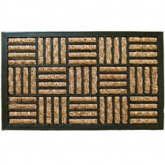 Covoras Intrare OPTIM DEKO, 60x40x0.70 cm, Cauciuc Natural si Fibra Cocos, Covorase Intrare, Covoras pentru Usa, Covorase Intrare, Pres pentru Usa, Pr