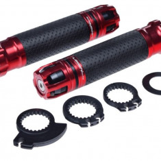 Set mansoane moto sport metal/cauciuc 658, culoare rosii Cod Produs: MX_NEW AW566075