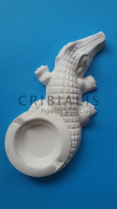 Scrumiera crocodil - figurine ipsos foto